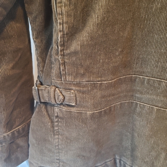 Harley-Davidson Vintage Hunter Green Corduroy Full Zip Jacket Coat Small Y2K - Picture 7 of 9